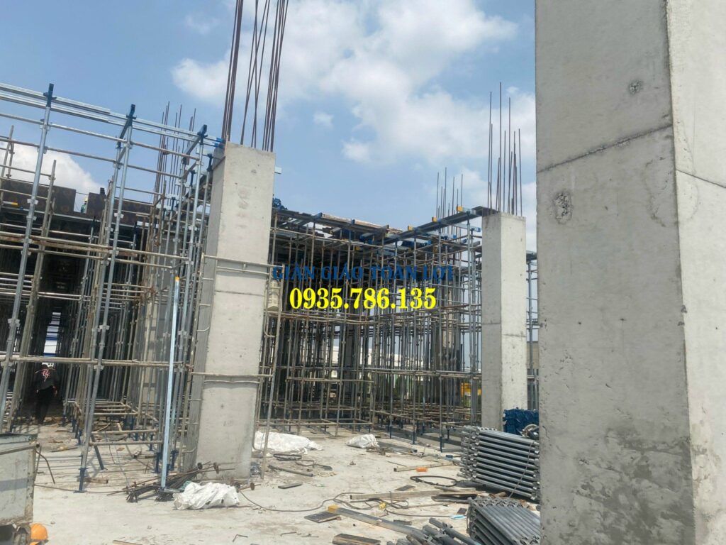 GIáo Ring lắp đăt tại công trình Tp.HCM