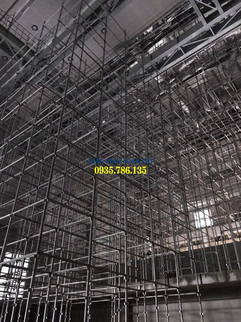 Quy cách lắp đặt giàn giáo nêm