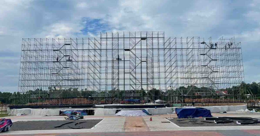 Giàn giáo sự kiện lắp đặt tại Vũng Tàu