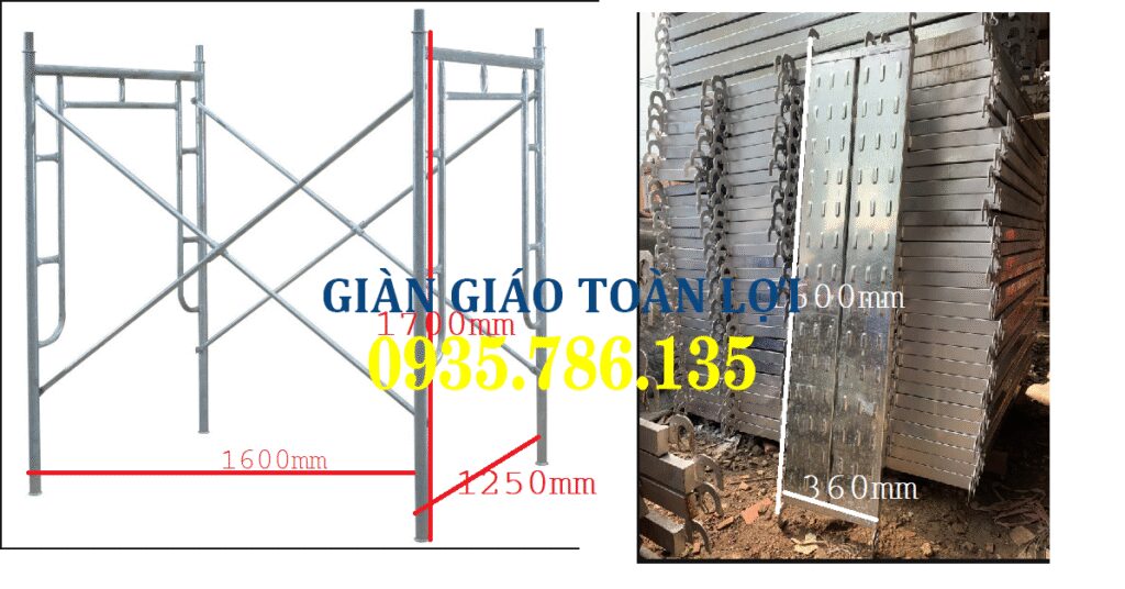 1 bộ giàn giáo bao nhiêu tiền