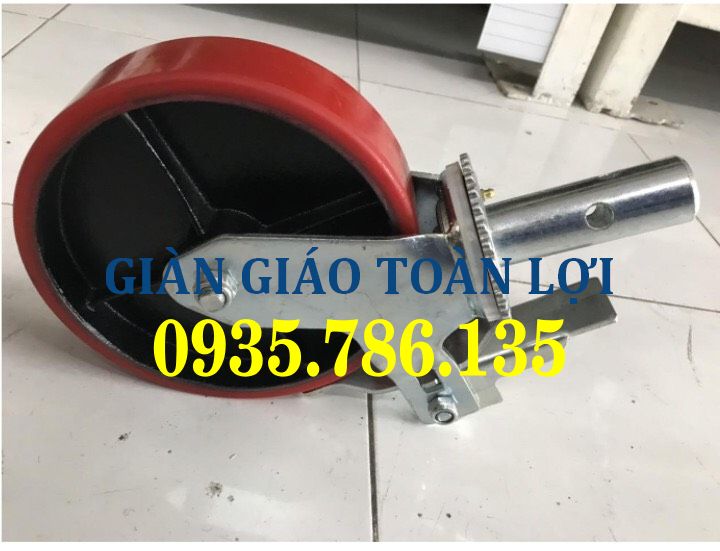 Bánh xe giàn giáo thi công D200