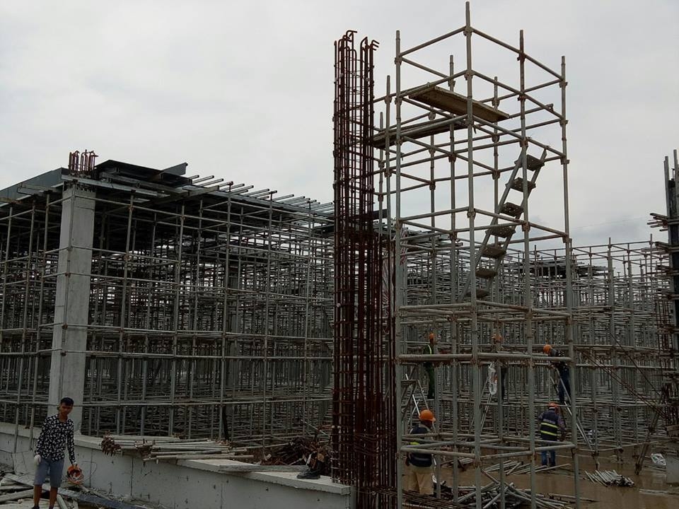Cách ghép cốp pha dầm sàn an toàn
