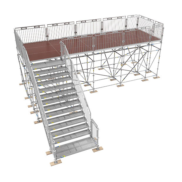 Thiết kế giàn giáo sân khấu sự kiện layer truss